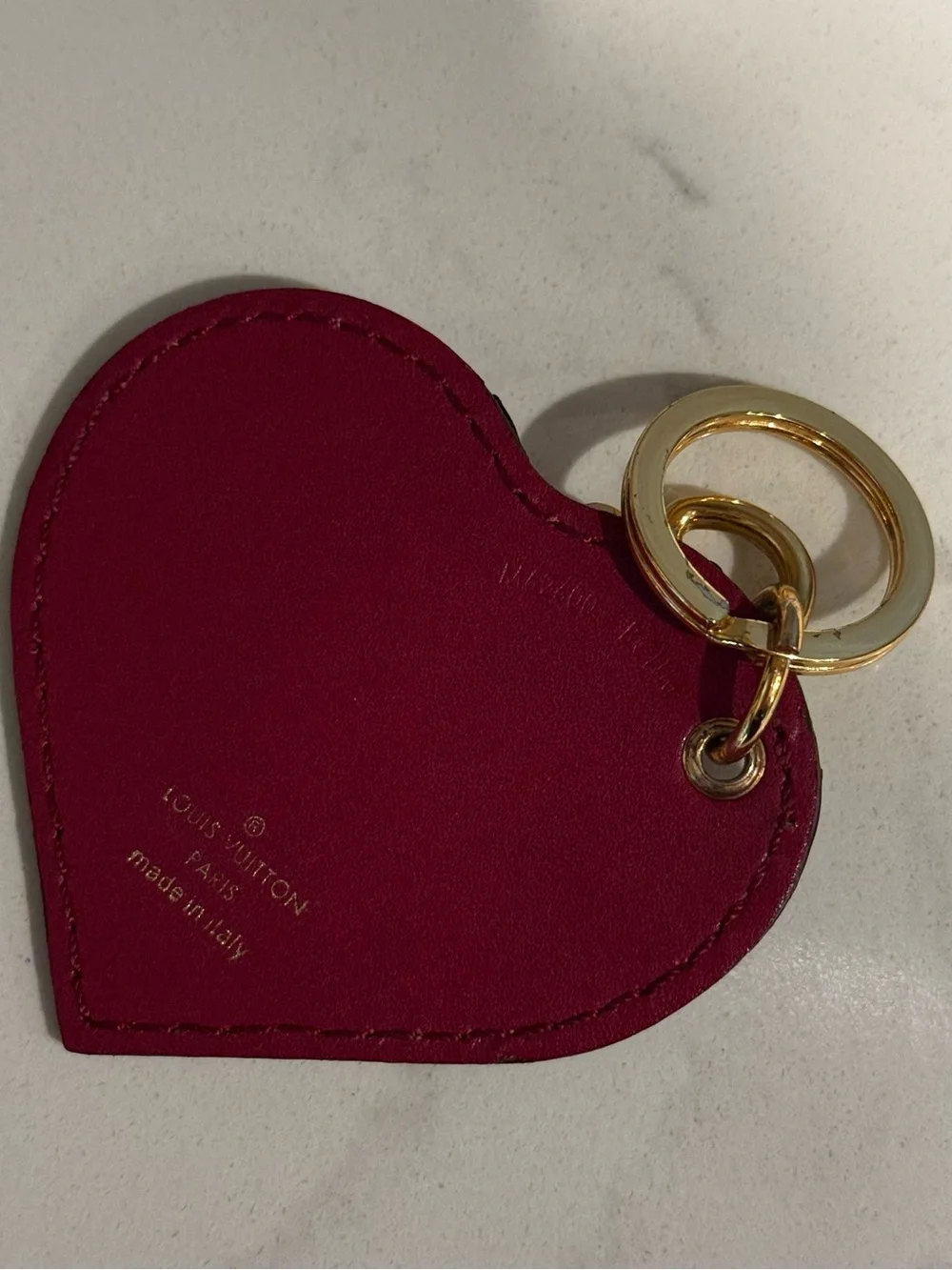Louis Vuitton Vernis Heart Bag Charm